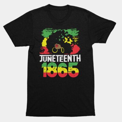 Juneteenth 1865 Woman Afro Thumbnail