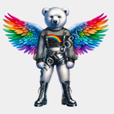 Pride   Polar Bear with Wings Thumbnail