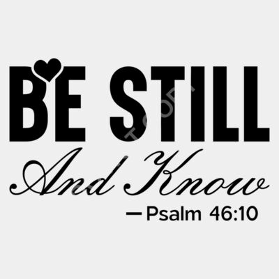 Christian   Be Still and Know Thumbnail